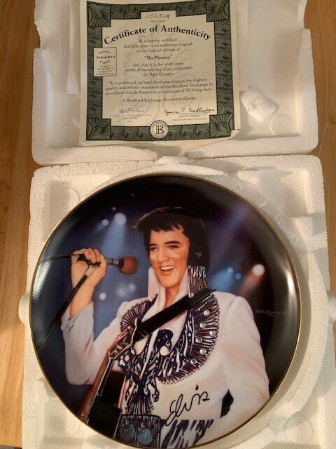 Elvis Presley Remembering Elvis Collectors Plate The Phoenix By Nate Giorgio 6th