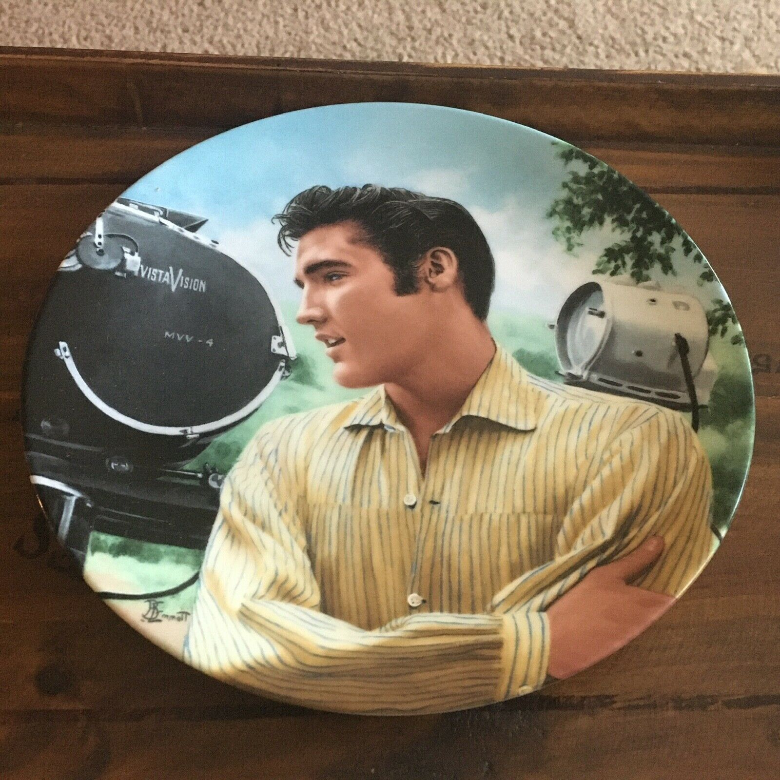 Elvis Presley: Looking At A Legend Plate #7, Elvis In Hollywood, In Box