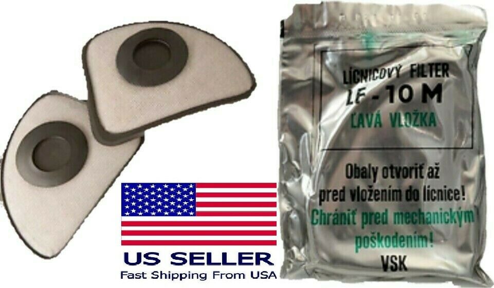 Sealed Nbc Respirator Replacement Filters Set For Czech M10 & M10m Gas Mask