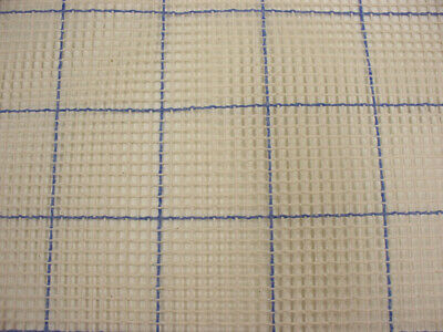 Mcg Graph & Latch Blue Lined Rug Canvas - 60" Wide X 1 Yard Increments