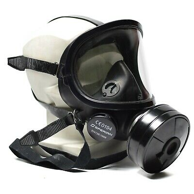 Modern Gas Mask Fernez Willson Sperian Full Face Protection Respirator Black New